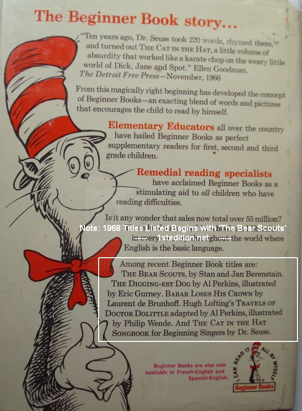 Identifying First Edition Dr. Seuss Books and Beginner Books