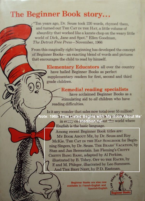 Identifying First Edition Dr. Seuss Books and Beginner Books