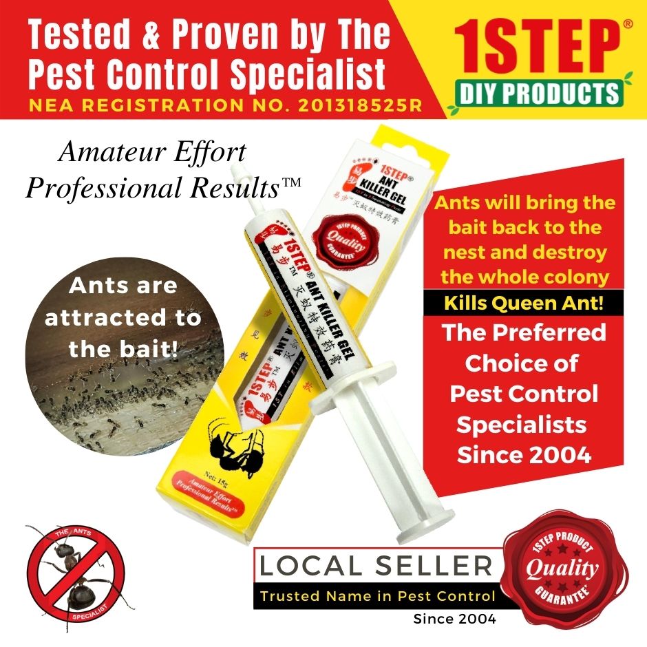 1STEP Ant Killer Gel 15g Easy to use Kill All Types of Ants 1STEP