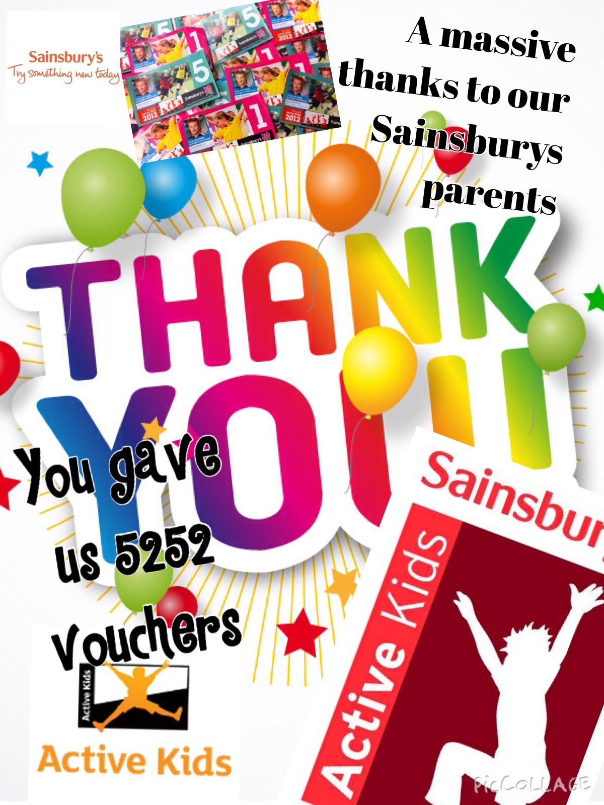 Sainsburys Vouchers 2015 Total 1st Fair Oak (8th Eastleigh) Scout Group