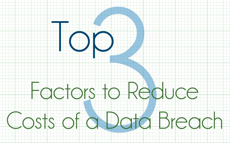 Top 3 Factors to Reduce Costs of Data Breach First Healthcare Compliance