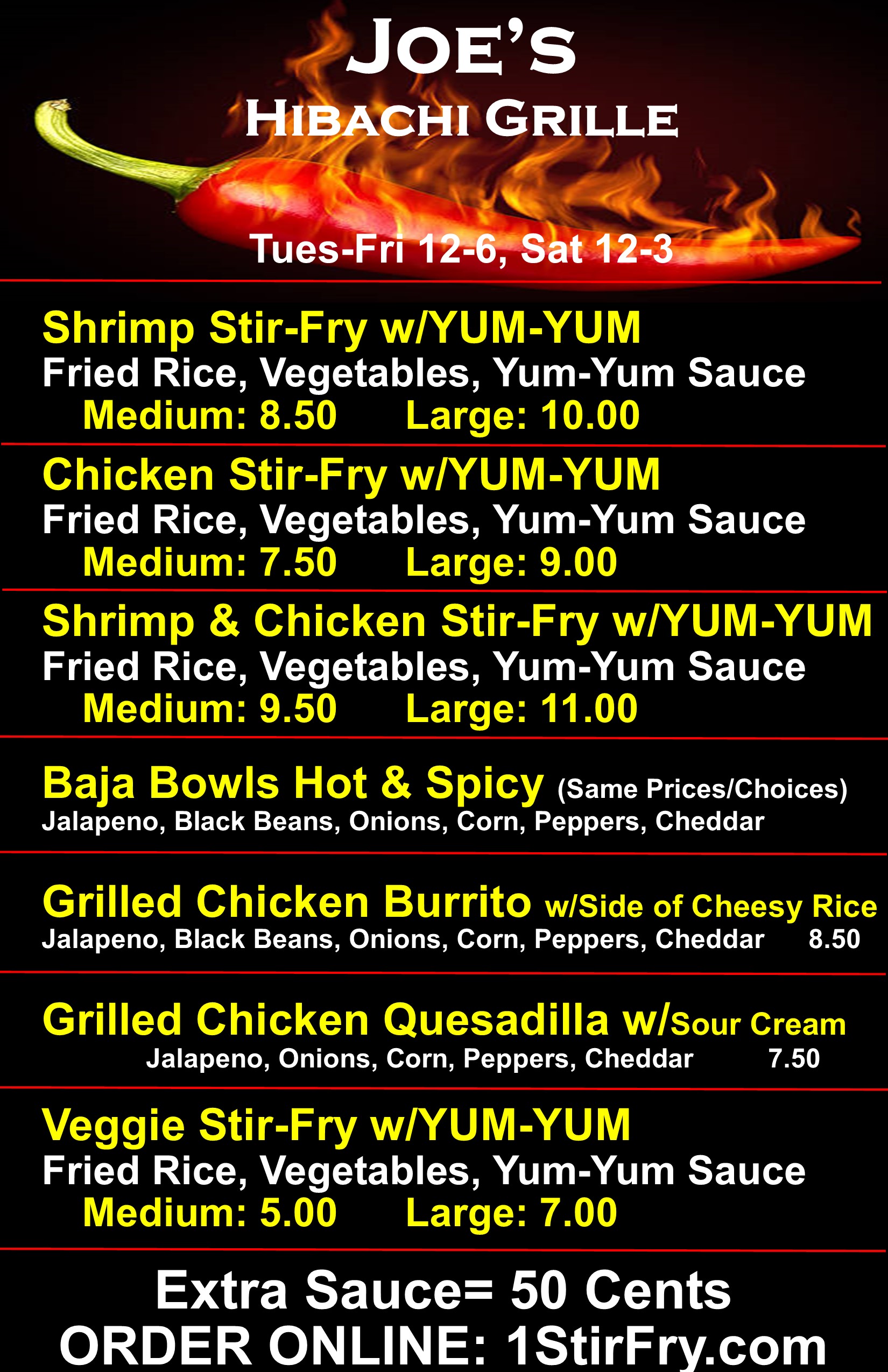 Joe's Hibachi Grille