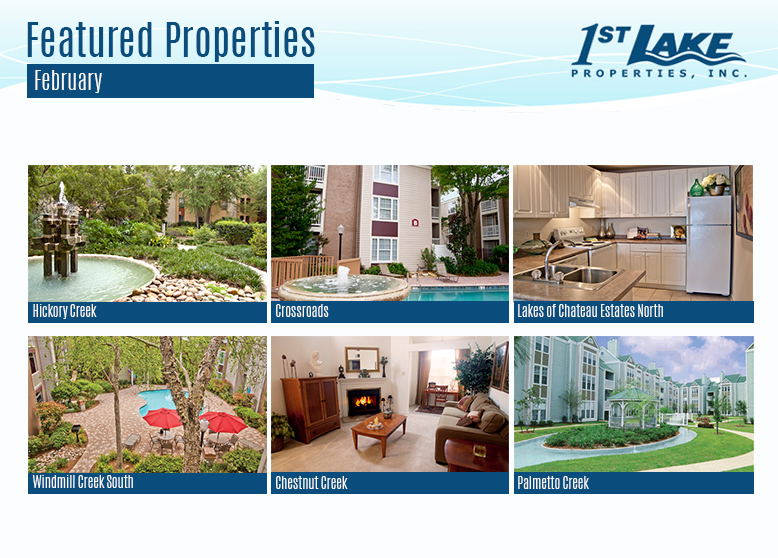 1st Lake Metro New Orleans Apartment Specials in February