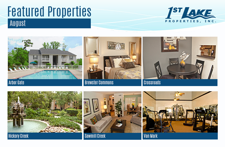 1st Lake August Specials on 1st Lake Properties Apartments