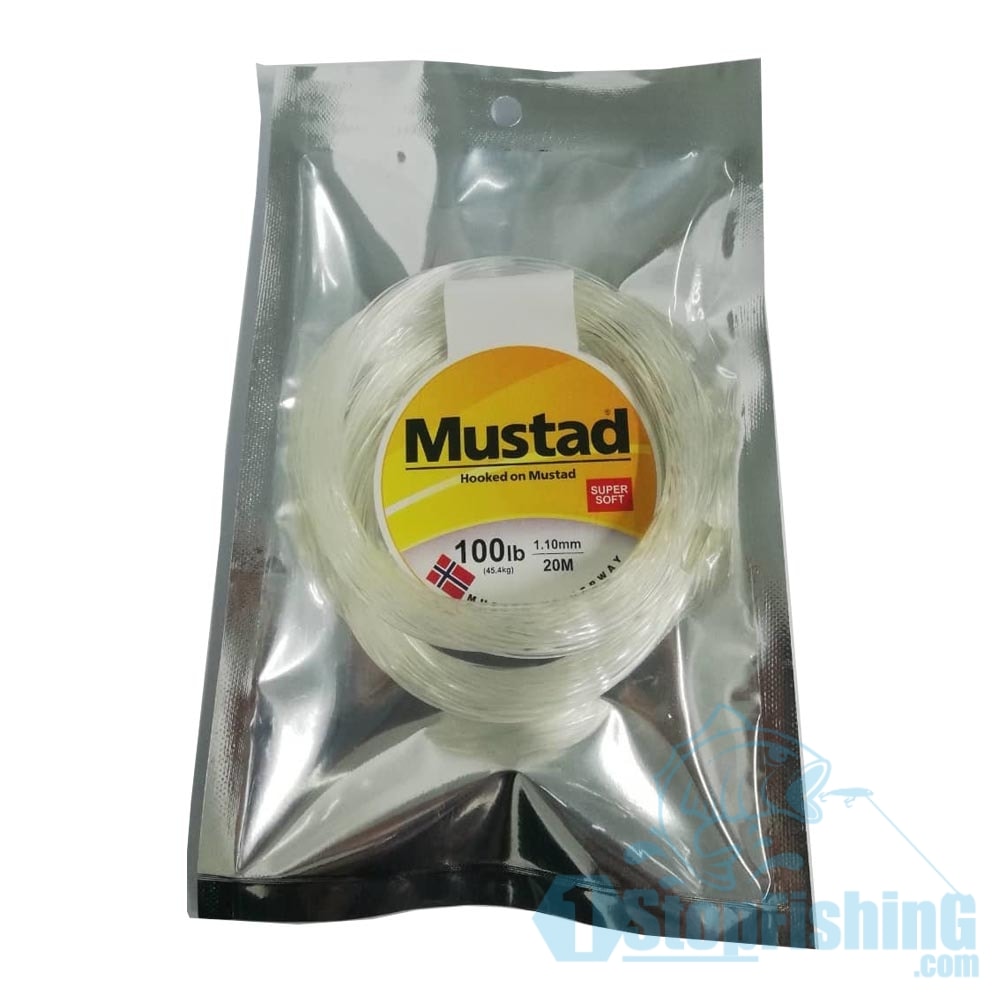 MUSTAD SUPER SOFT LEADER LINE 20M 1StopFishing
