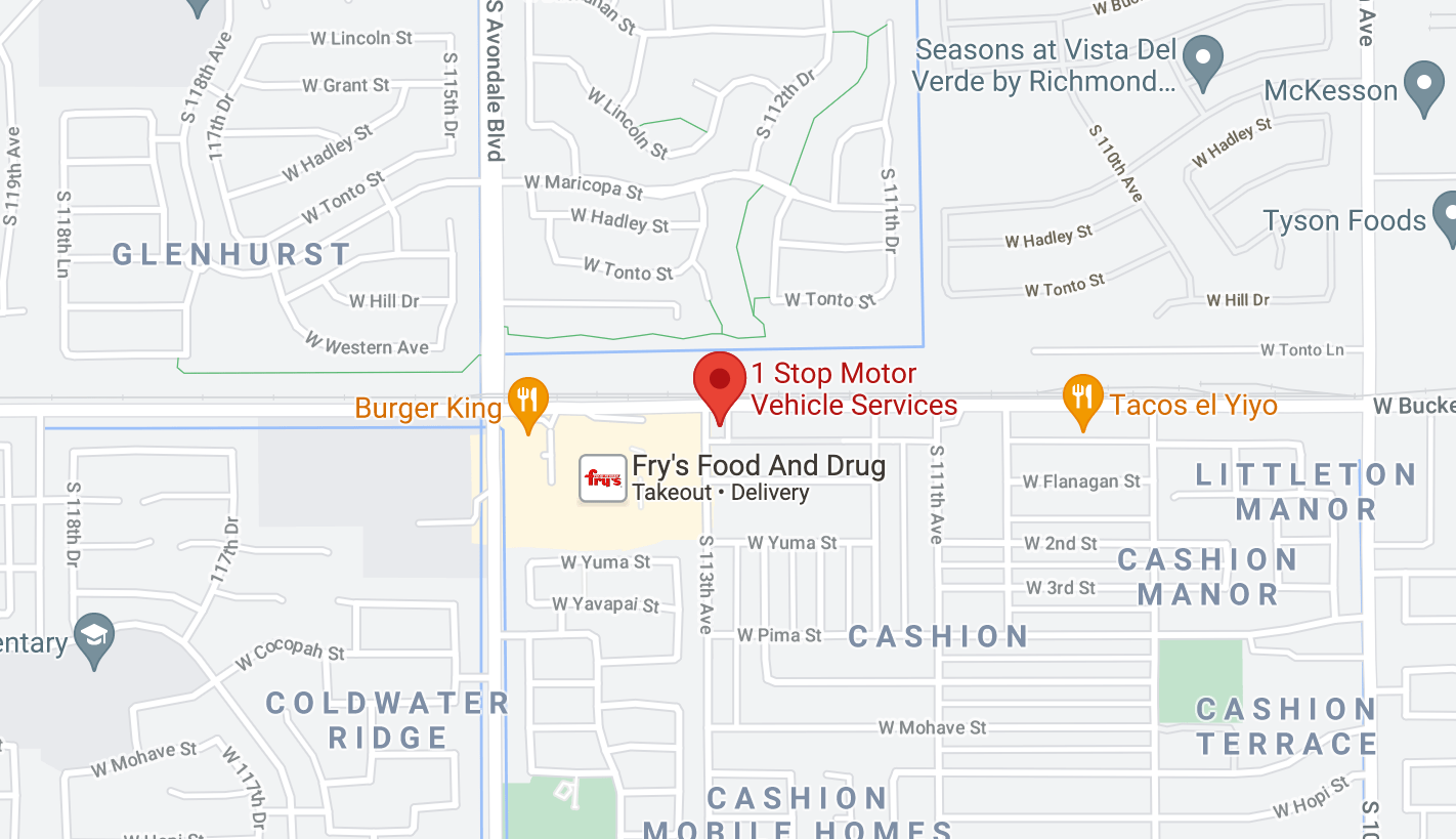 MVD Motor Vehicle Services in Avondale 11249 W. Buckeye Rd.