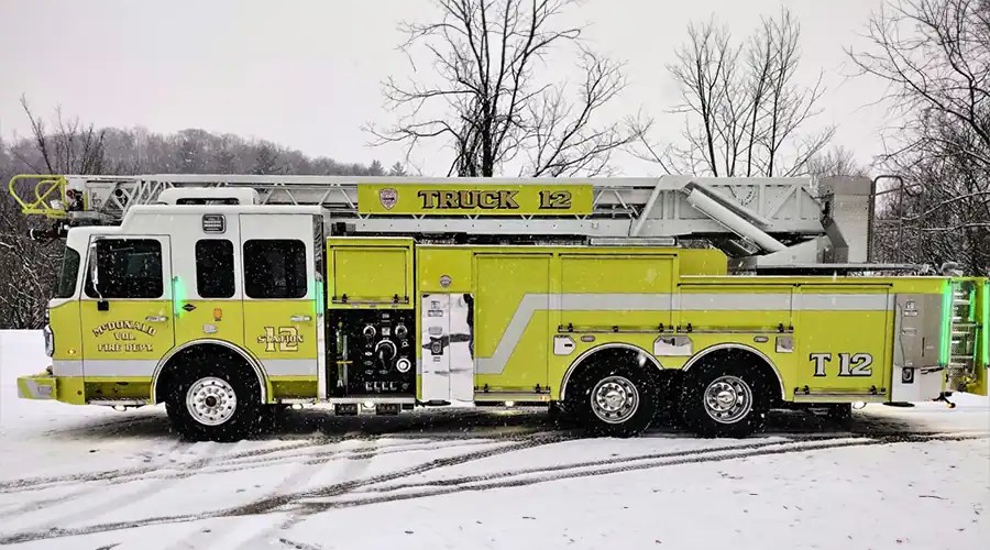 McDonald VFD Spartan LTC 110’ Aerial 1st Out Specialty Vehicles