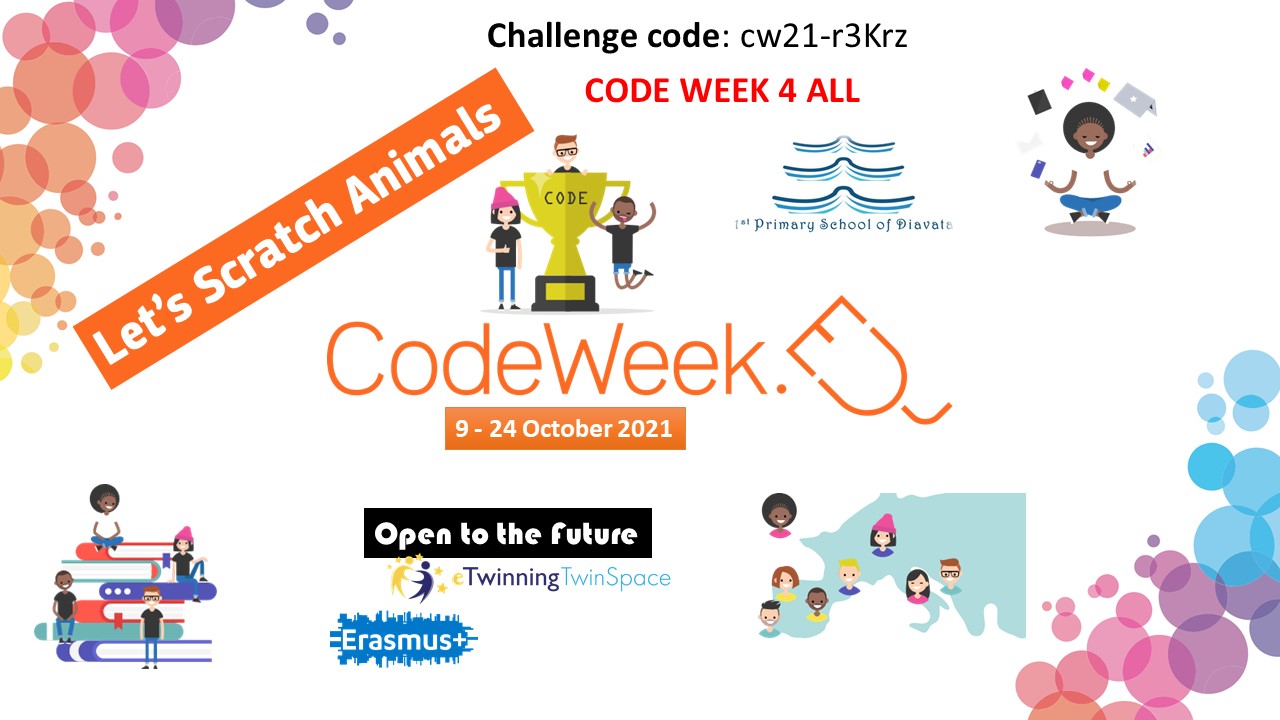 » Europe Code Week 2021 Let’s Scratch Animals