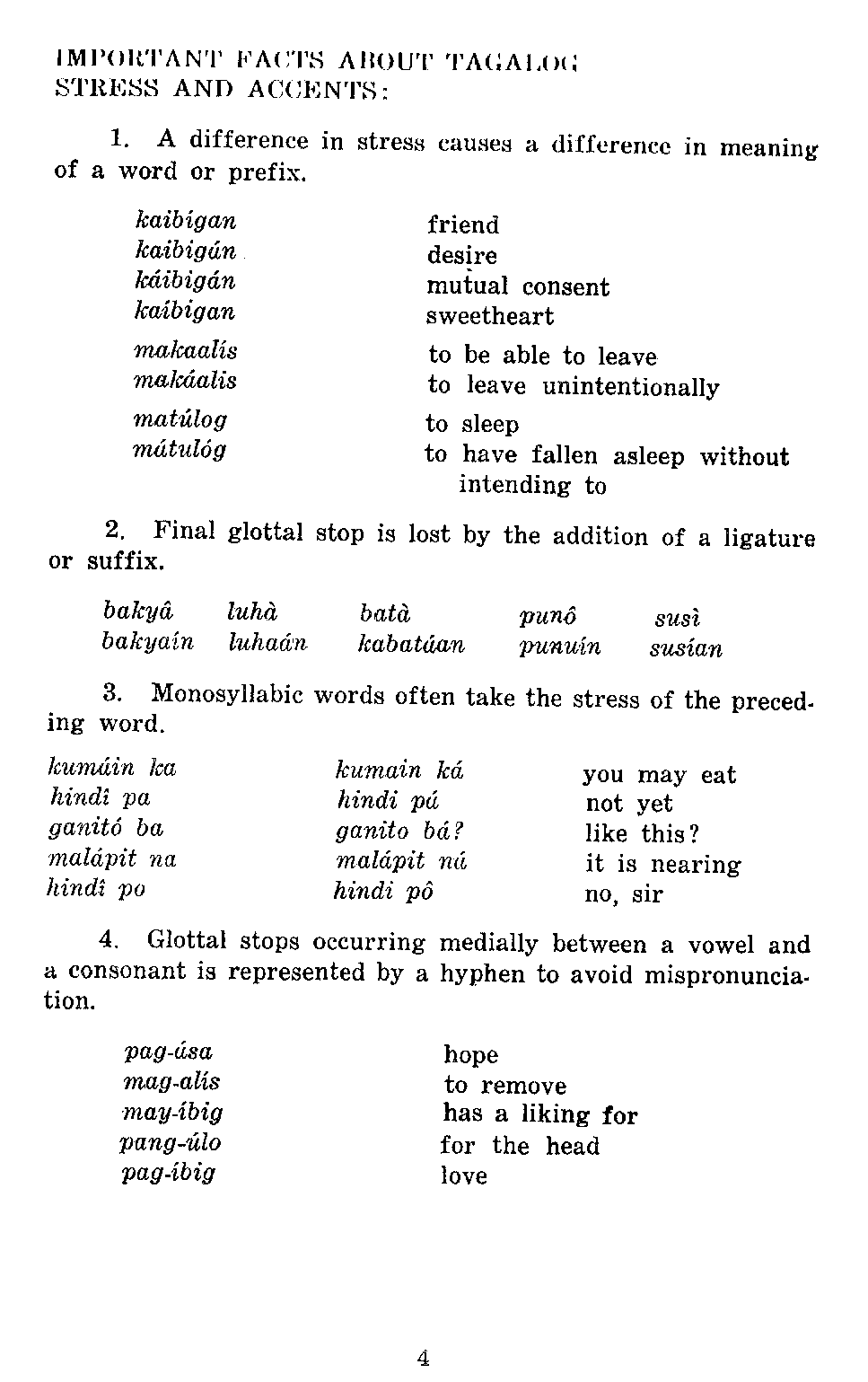 BasicTagalogBook/004Pronunciation