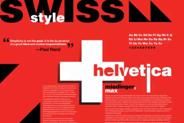 What is Swiss Style Typography?