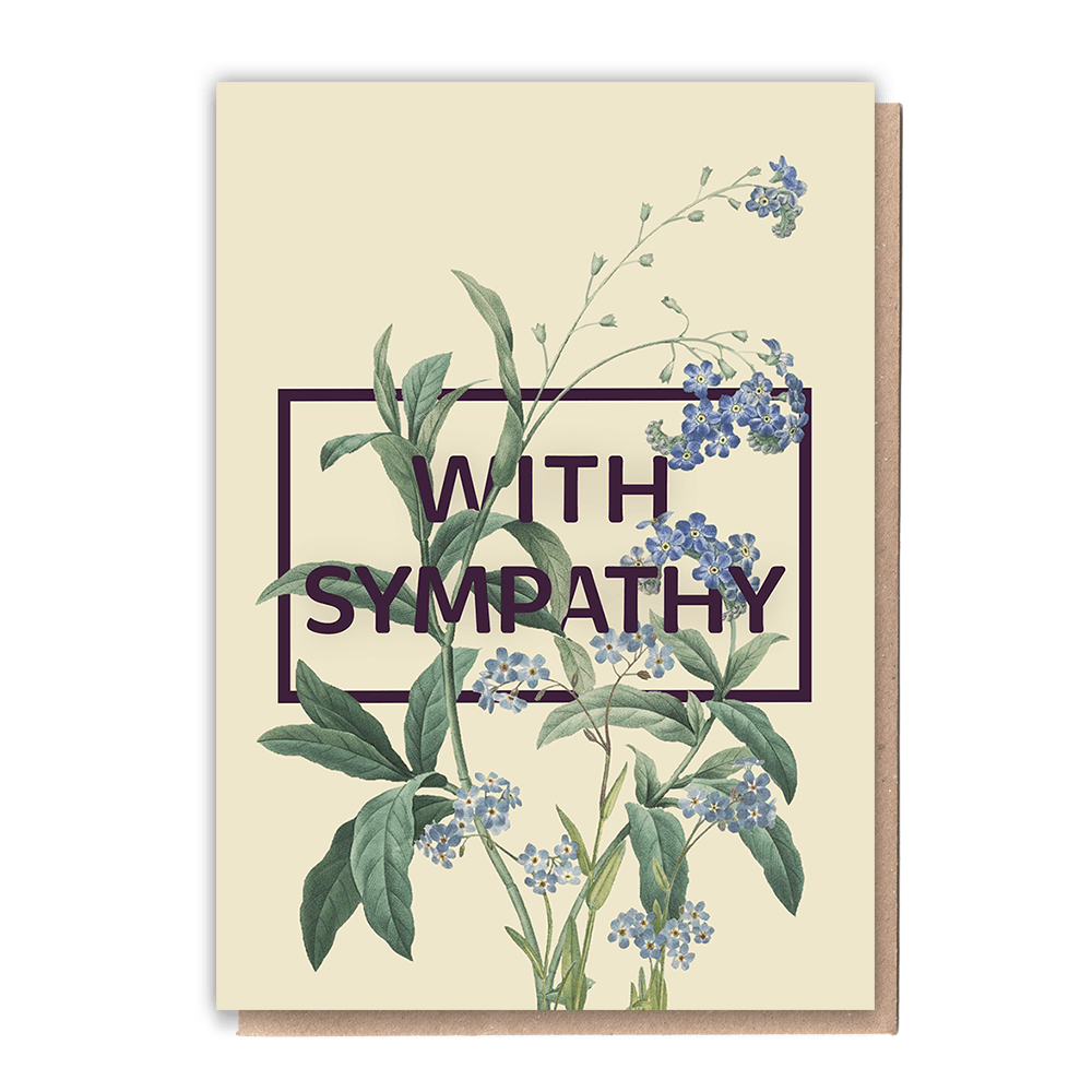 With Sympathy 1 Tree Cards