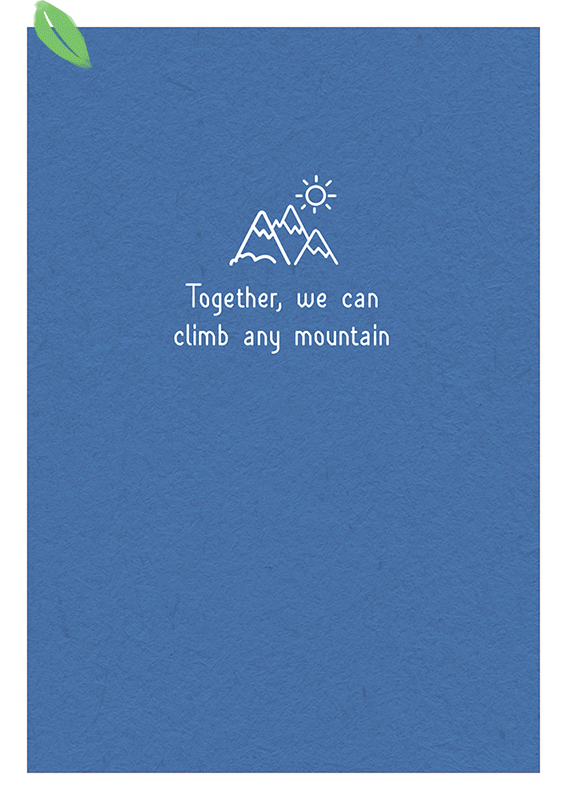 Small Wonders eCard Mountain Climbing 1 Tree Cards