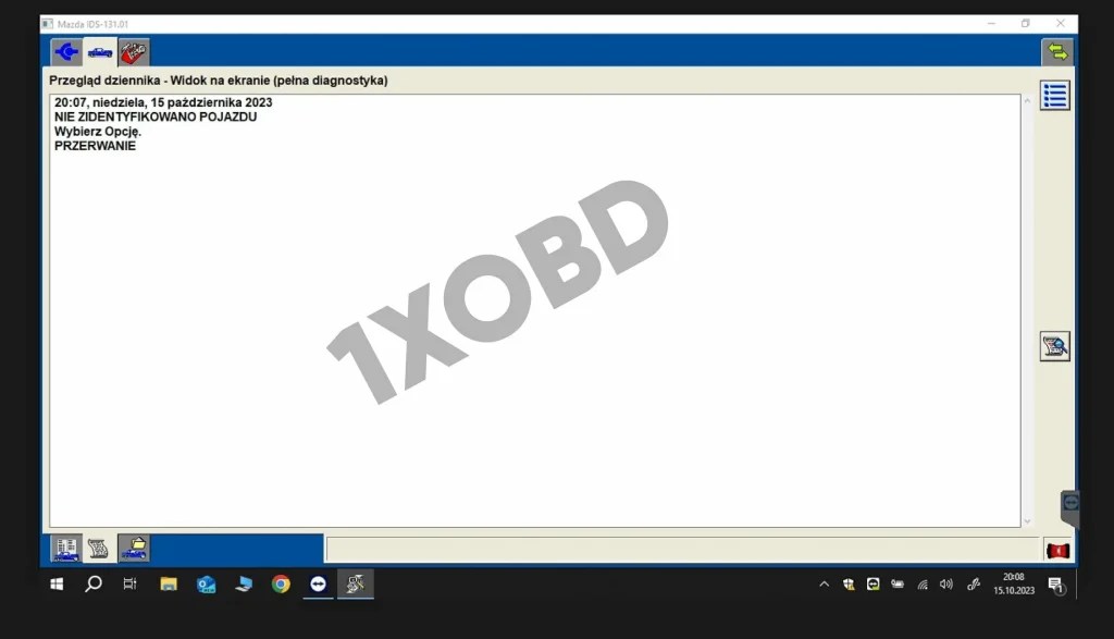 Mazda Advanced IDS Diagnostics Software 1XOBD