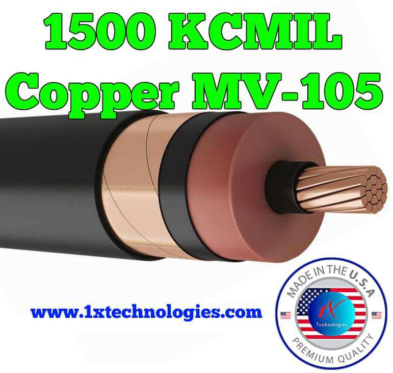 1500 KCMIL Copper 15KV MV105 Cable [1500 MCM MV105 Price]