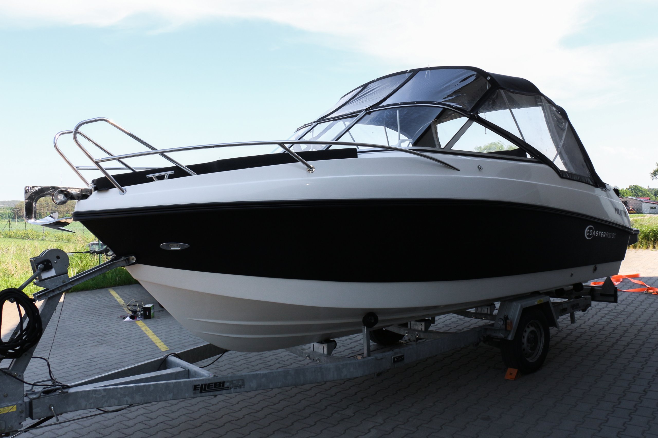 Łódź motorowa COASTER 600 DC 7416098997 oficjalne archiwum allegro