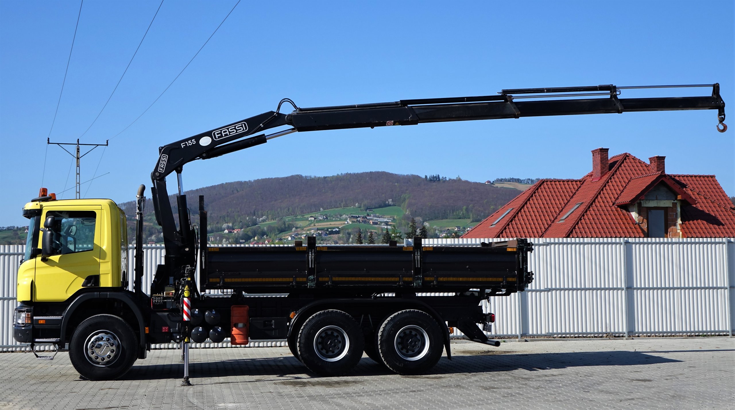 Scania P360 Wywrotka 3-Stronna + HDS / 6x4 ...