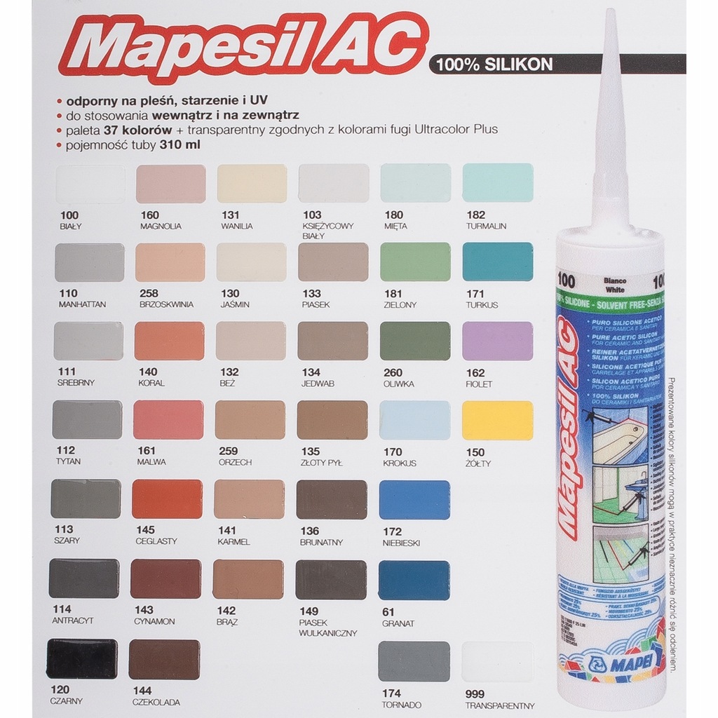 Silikon MAPEI Mapesil AC malwa (161) 7018519283 oficjalne