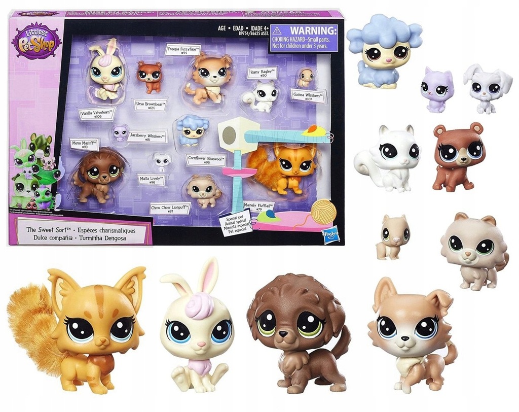LITTLEST PET SHOP ZESTAW 11 FIGUREK ZWIERZAKI LPS 7060713270 oficjalne archiwum Allegro