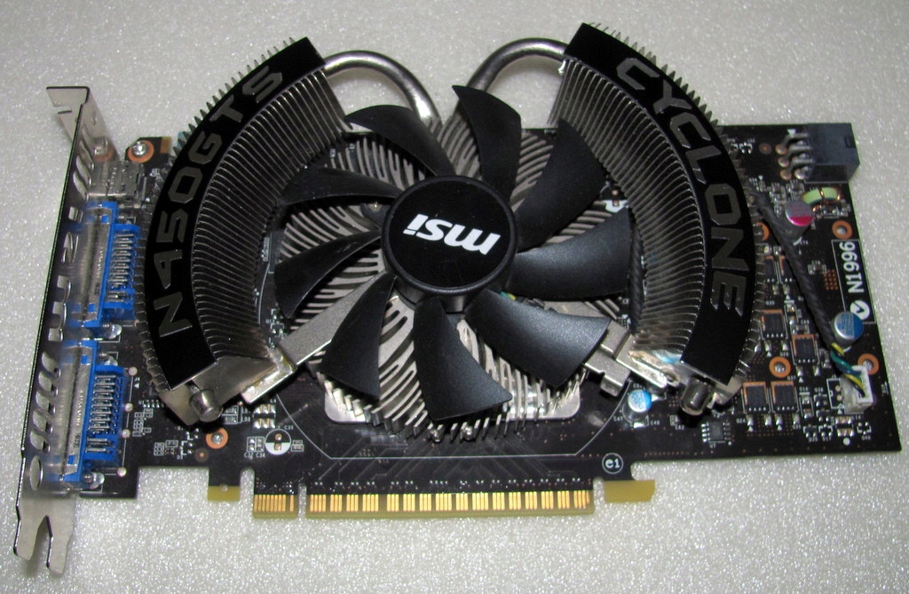 Geforce GTS 450 MSI CYCLONE 1Gb GDDR5 Gwar Ww FV