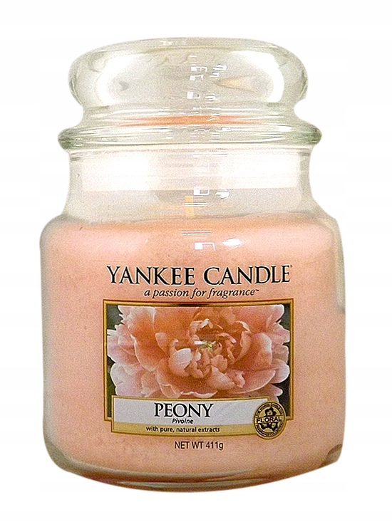 YANKEE CANDLE ŚWIECZKA PEONY 411 g 7708148778 oficjalne archiwum
