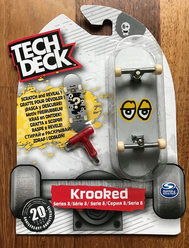 TECH DECK FINGERBOARD DESKOROLKA KROOKED 96mm 7769452322 oficjalne