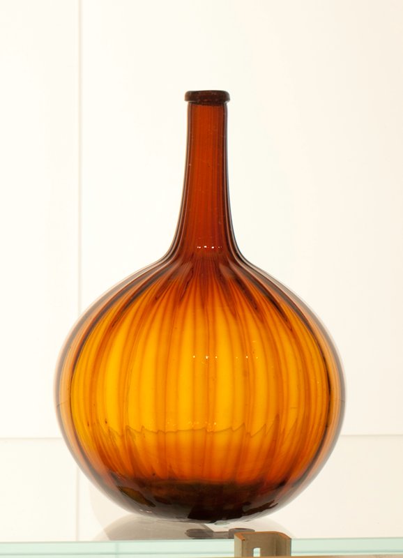 Globular Bottle, Zanesville Glass Manufacturing Company Mia