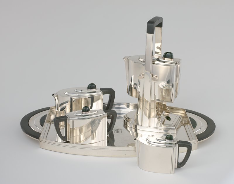 Coffee pot from "Tête à Tête" tea and coffee service, attributed Arthur Leroy Barney