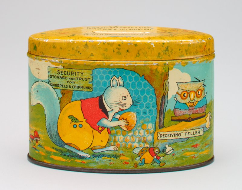 "Squirrel Bank" still bank, United States Mia