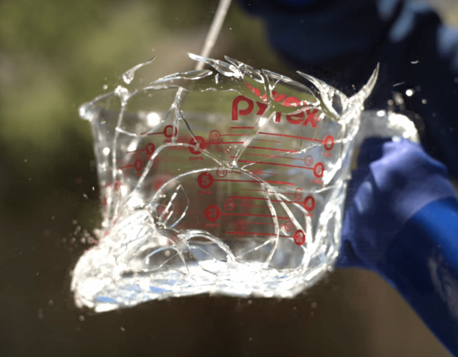 Slow motion video shows glass shattering at 343,000 fps Digital