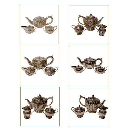 Silver Tea Sets at best price in Jaipur by Meta Jewel Krafts ID