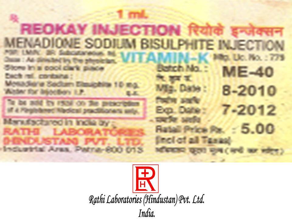 Vitamin K Injection Vitamin K Injection Ke Fayde Vitamin K, 57 OFF