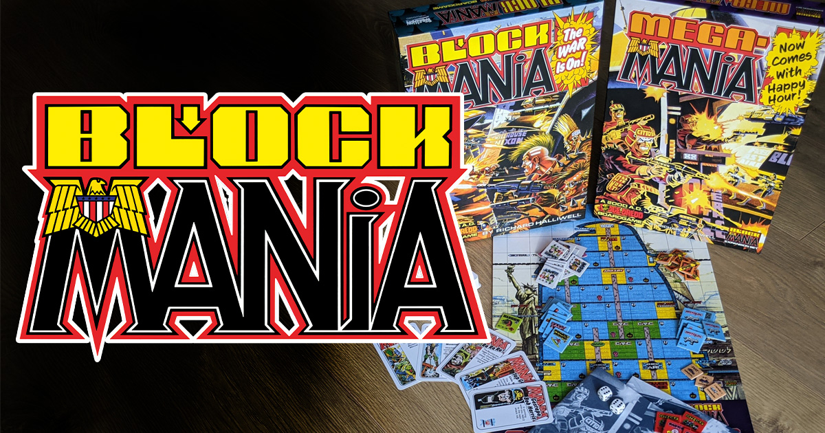 GO CRAZY THE BLOCK MANIA BOARDGAME IS BACK! 2000 AD