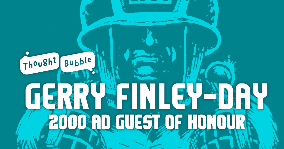 Gerry FinleyDay to be 2000 AD Guest of Honour at Thought Bubble 2022