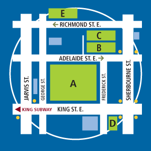 George Brown College Campus Map Location | Wordcamp Toronto 2011