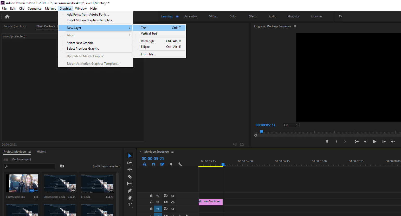 How to Create Adobe Premiere Scrolling Credits Tutorial & Example