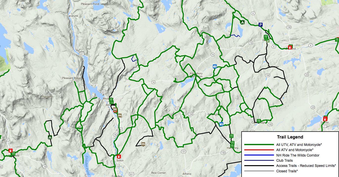 Atv Trails Nh Maine Map Trips 201 PowerSports