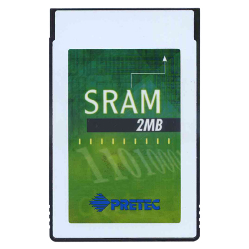 Pretec 2MB PCMCIA Type 1 SRAM 5V Card Bulk