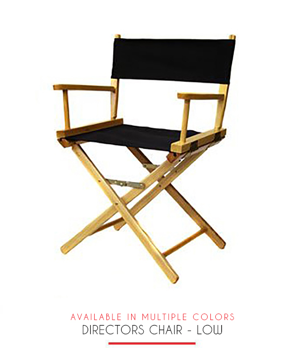 Directors Chair Low 204 Events
