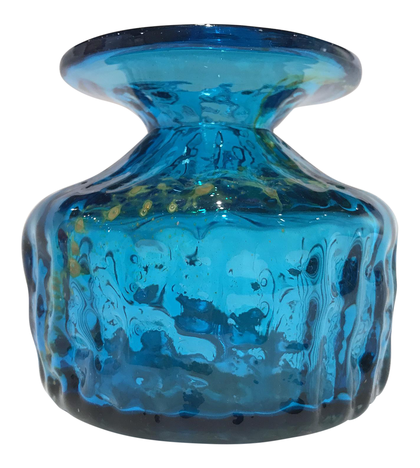 Michael Harris Signed Glass Vase 20c Design