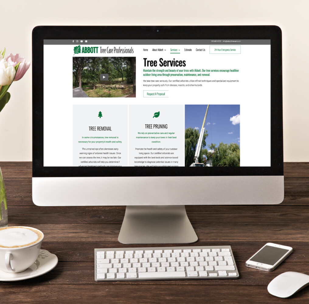 Abbott Tree Care  Portfolio 20Twenty Design