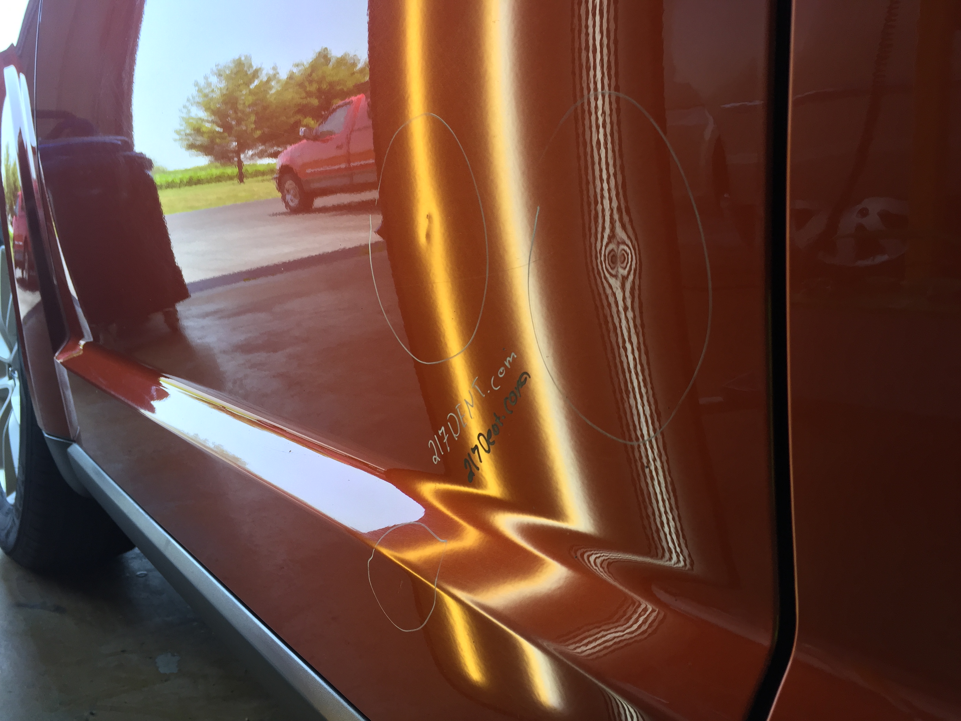 2013 Dodge Journey Drivers Door Dent Removal Springfield, IL