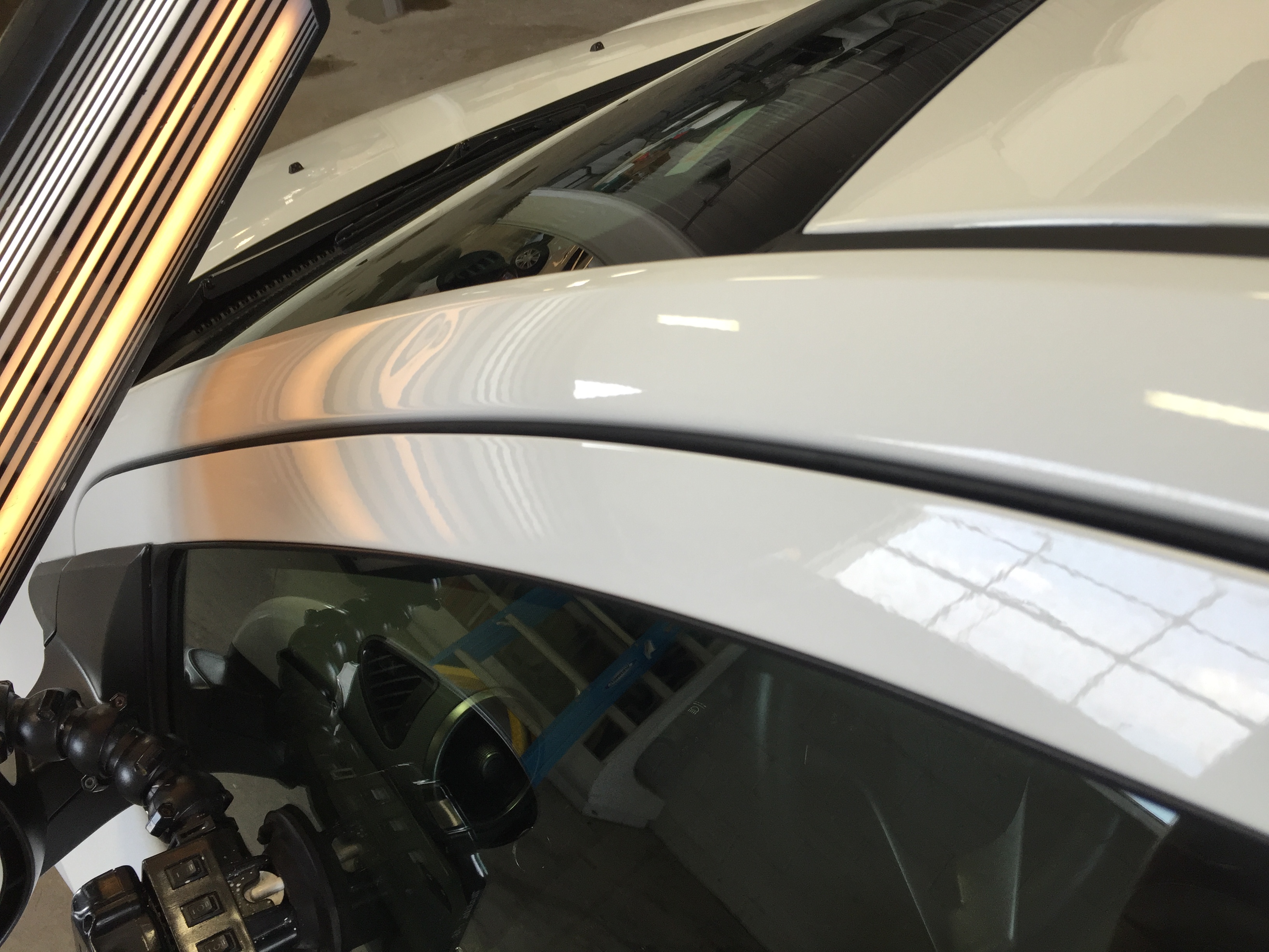 2015 Chevy Sonic Dent on Pillar All Glue Dent Removal Springfield, IL Paint Free Hail