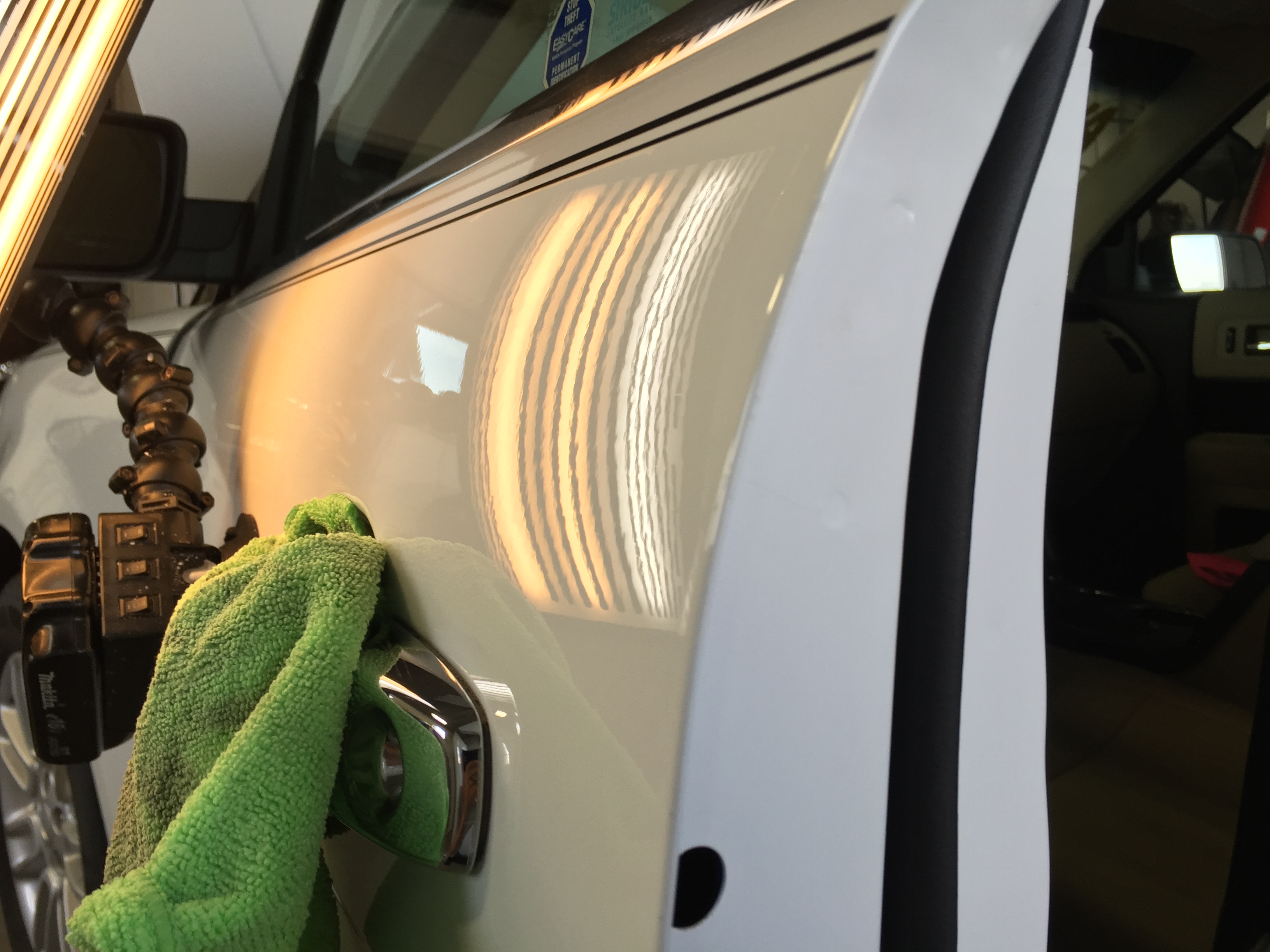 2015 Ford Flex Drivers Door Dent Repair Springfield, IL Mobile Dent