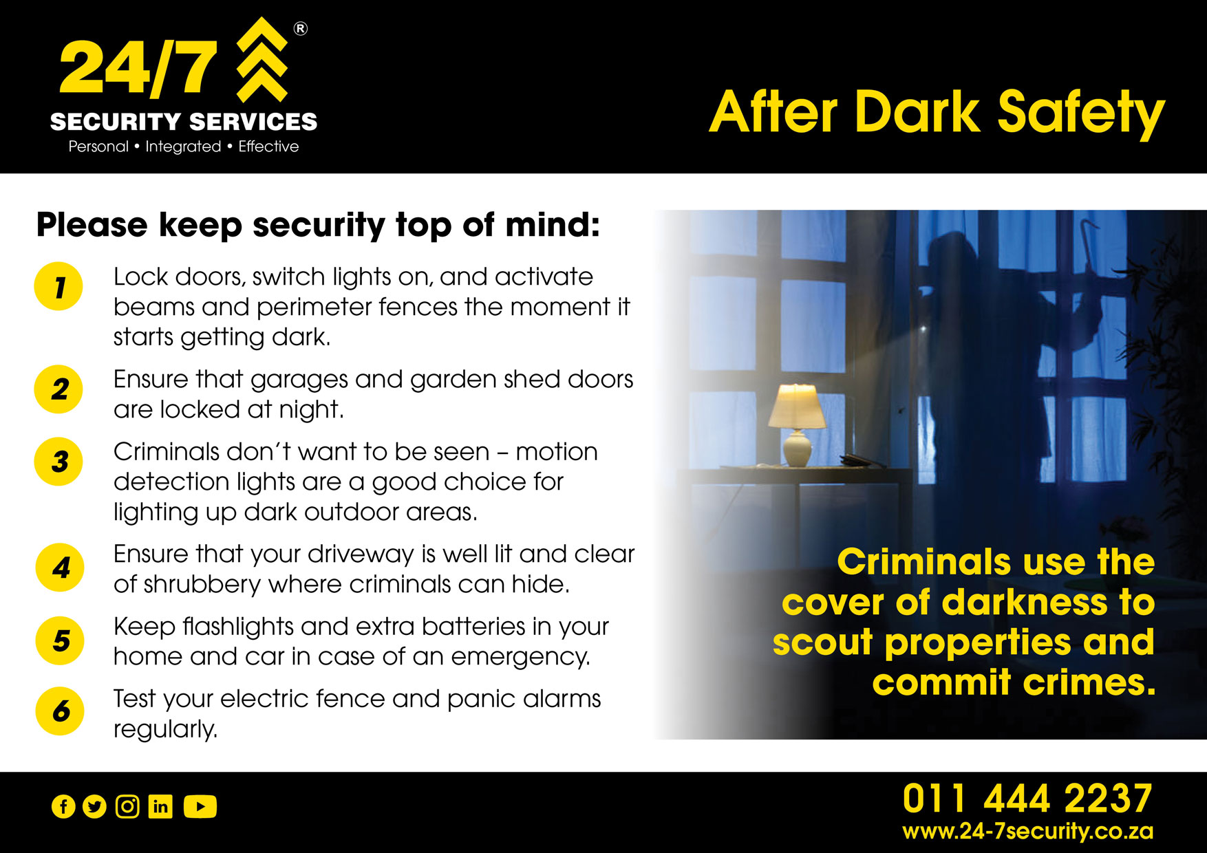After Dark Safety 24/7 Security Services