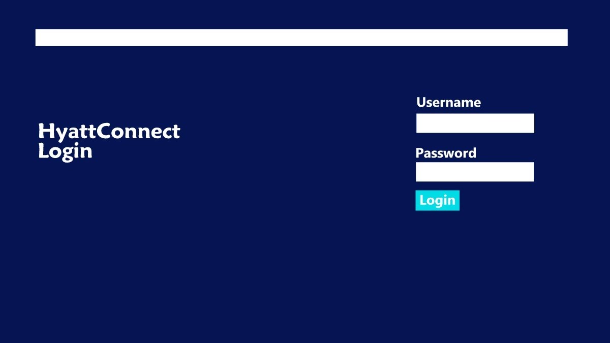 Hyatt Connect Login Employee Login Portal —