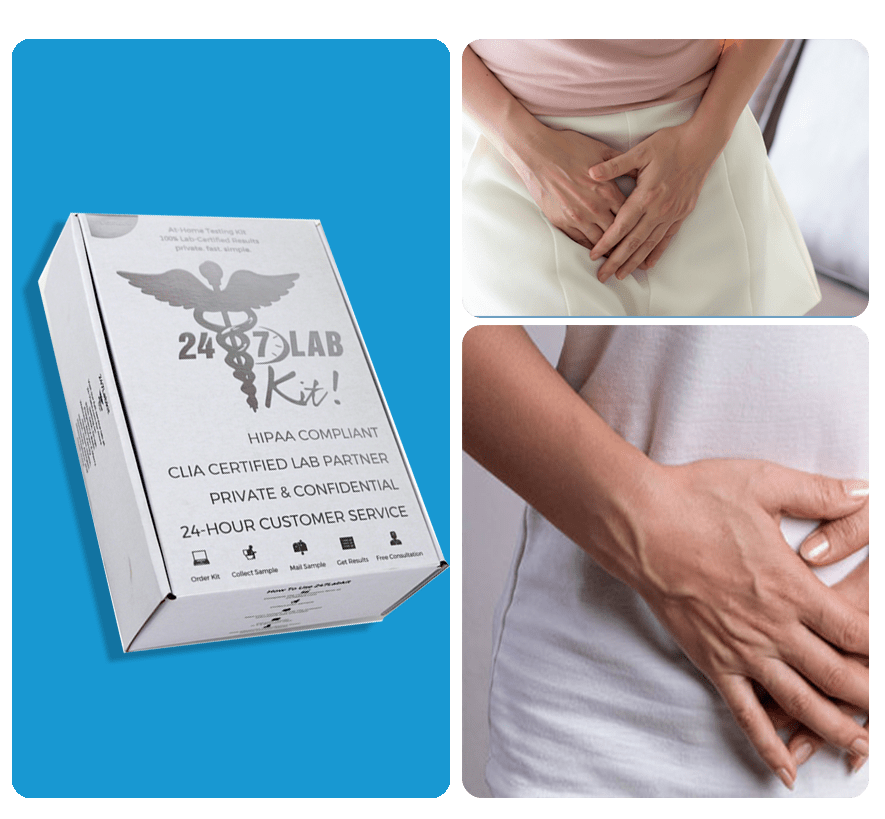 HSV Home Test Kit Oral And Genital Herpes Test 247Labkit, 60 OFF