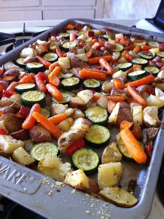 Oven Roasted Summer Vegetables 24/7 Moms