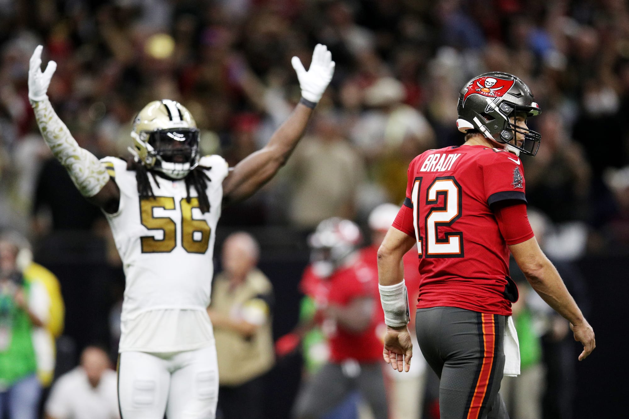 Saints’ Demario Davis trolls Skip Bayless after...