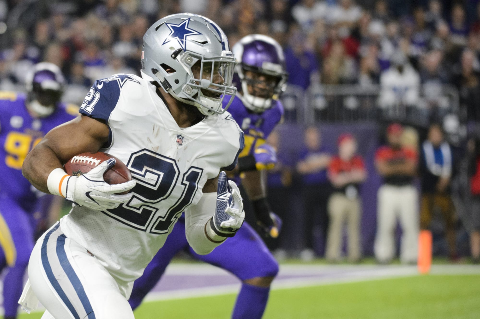 Over/under rushing prop bet for Ezekiel Elliott