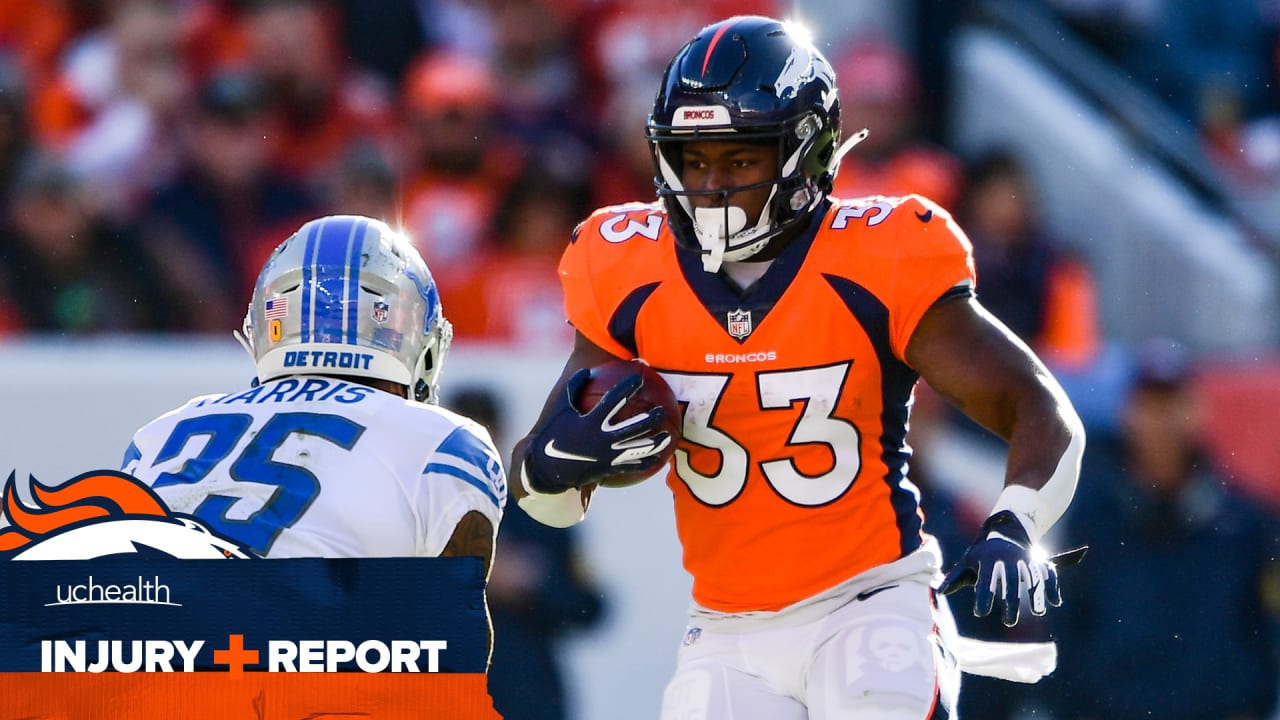 RB Javonte Williams held out of Thursday's...